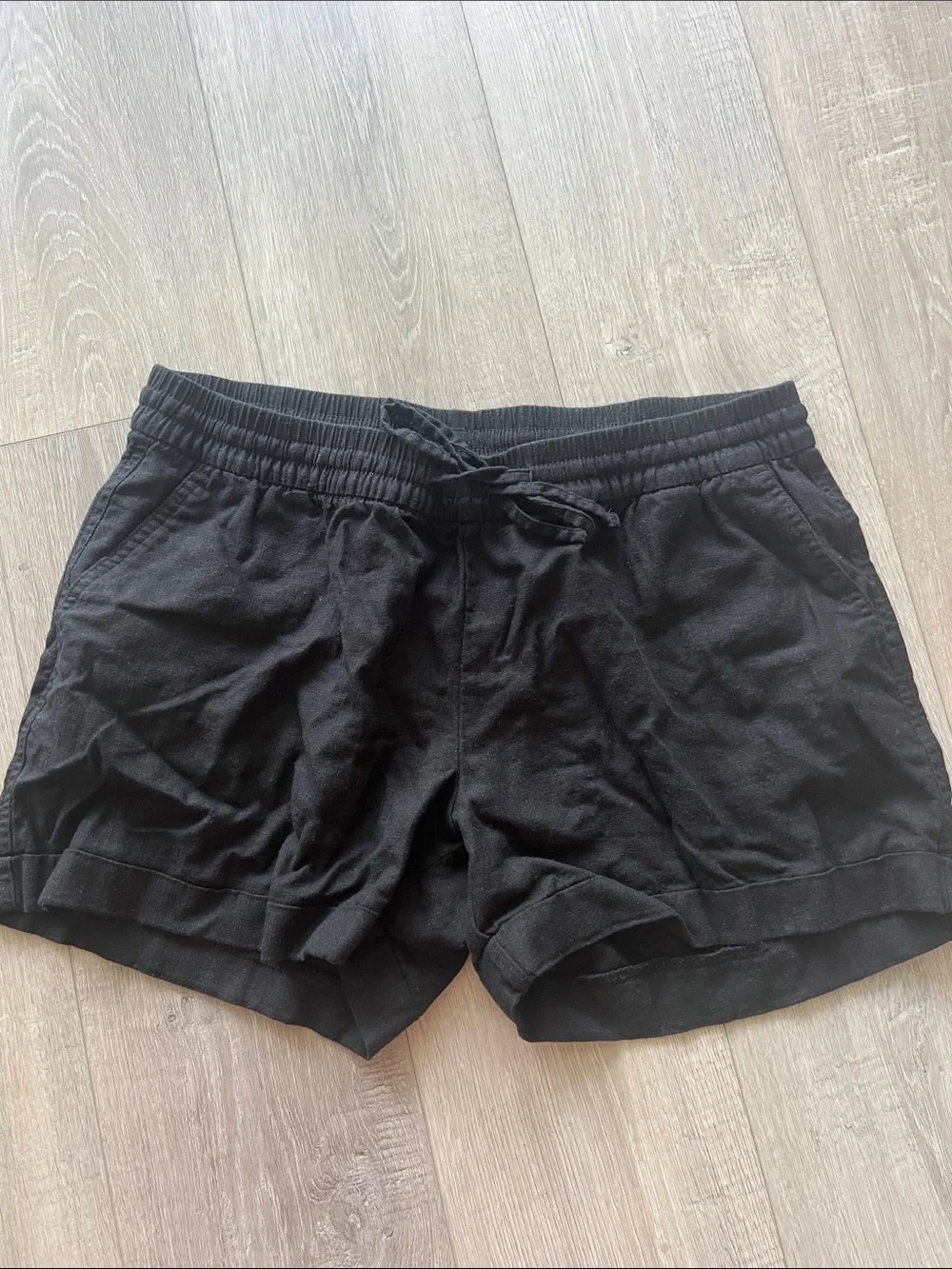 Old Navy Black Drawstring Athletic Shorts